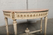 Louis XVI Console + 2 chairs