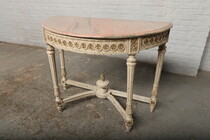 Louis XVI Console + 2 chairs