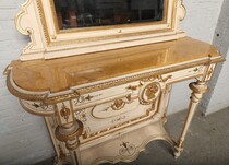 Louis XVI Consoles and chairs