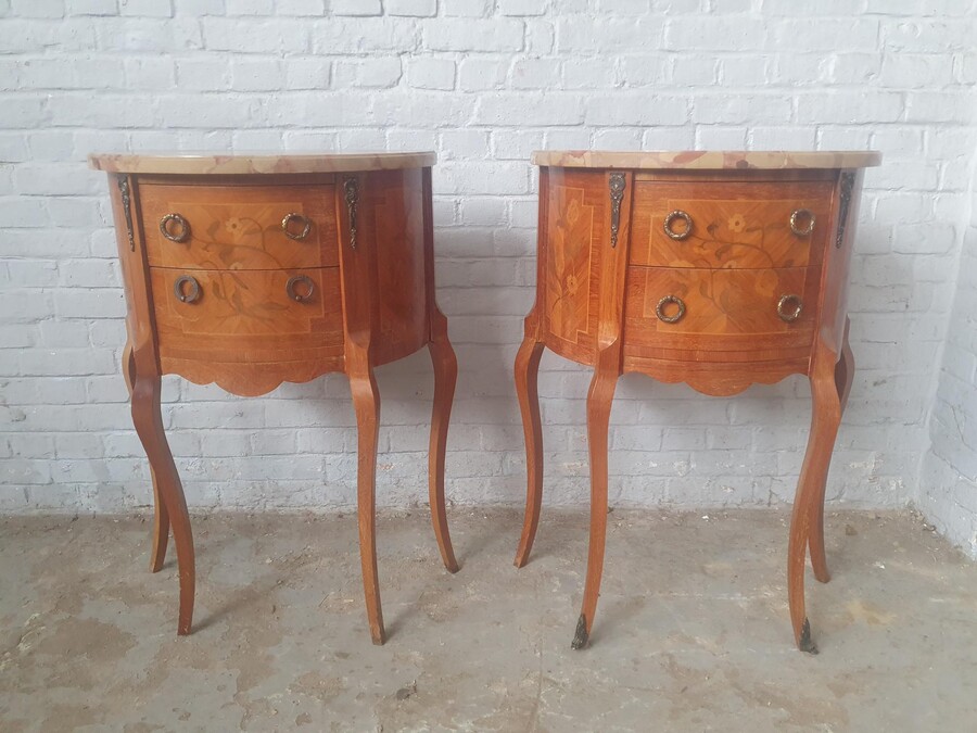 Louis XVI Nightstands (Pair)