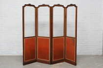 Screen (Paravent) Louis XVI France Walnut 1900