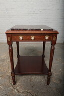 Sidetable (Marble top) Louis XVI France Rosewood/ Porcelain 1940