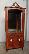 Vitrine (Display Cabinet) Louis XVI France Mahogany/Porcelain 1900