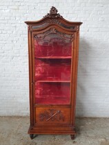 Vitrine (Display Cabinet) Louis XVI France Walnut 1900