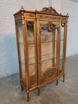 Vitrine (display cabinet) Louis XVI France  Walnut 1890