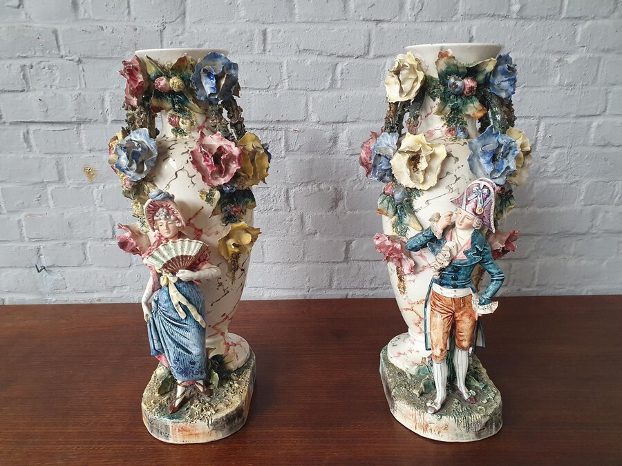 Majolica Vases