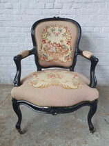 Napoleon III Armchairs (Tapestry)