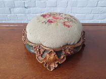 Footstool (Tapestry) Napoleon III Belgium Mahogany 1860