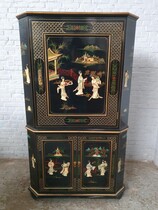 Cabinet Oriental (Chinese) China Wood 1960