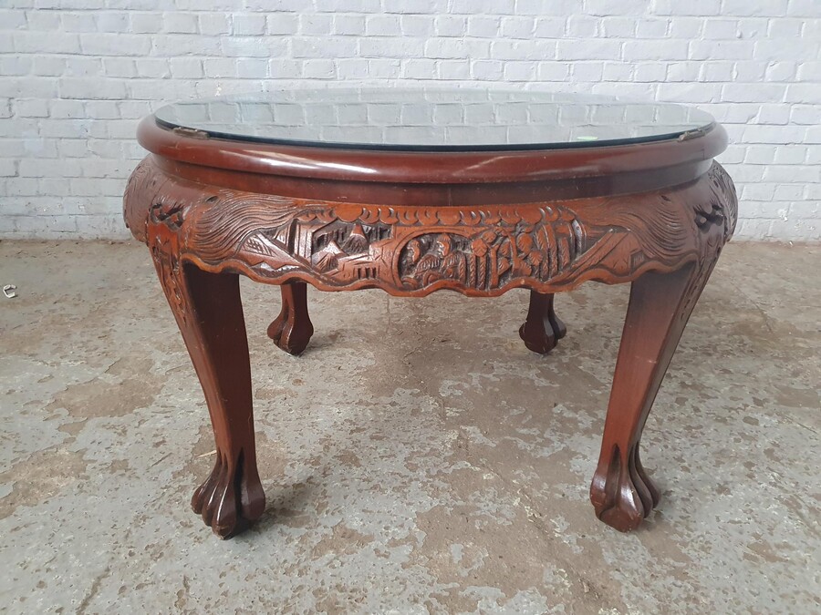 Oriental (Chinese) Coffee Table and sidetables