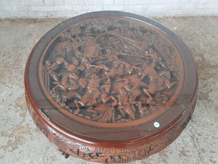 Oriental (Chinese) Coffee Table and sidetables