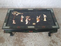 Oriental (Chinese) Coffee Table (Glass top)