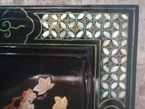 Oriental (Chinese) Coffee Table (Glass top)