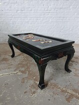Oriental (Chinese) Coffee Table (Glass top)