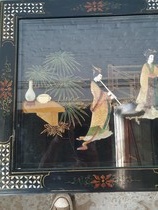 Oriental (Chinese) Coffee Table (Glass top)