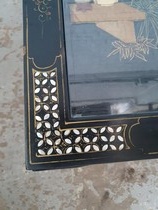 Oriental (Chinese) Coffee Table (Glass top)