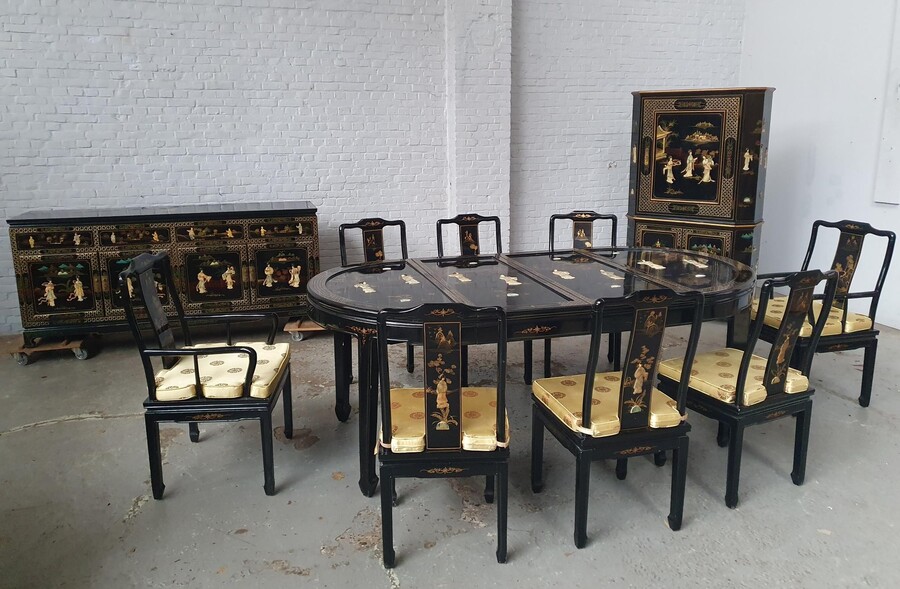 Oriental (Chinese) Dinningroomset  11pcs