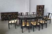 Dinningroomset  11pcs Oriental (Chinese) China Wood/Jade 1960