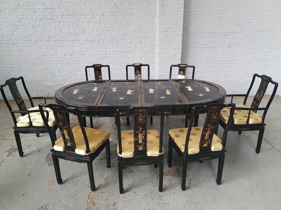 Oriental (Chinese) Dinningroomset  11pcs