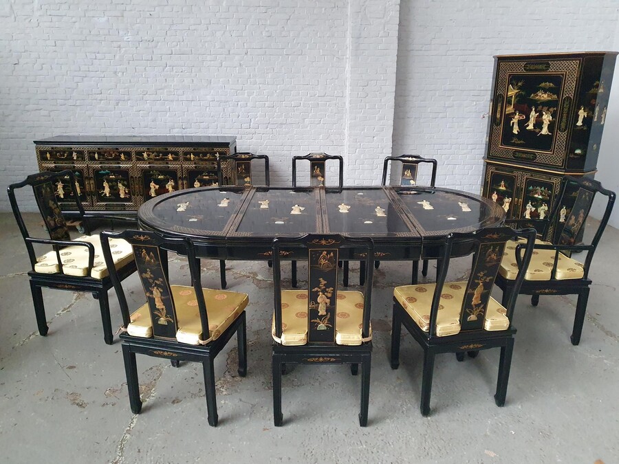 Oriental (Chinese) Dinningroomset  11pcs