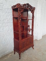 Oriental (Chinese) Etagere Cabinet