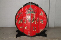 Screen (Paravent) Oriental France Wood 1920