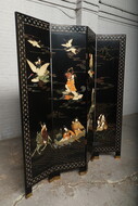 Folding screen (Paravent) Oriental style, Chinese China Wood/Jade 1940