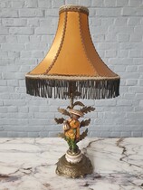 Table lamp Oriental France Porcelain 1940