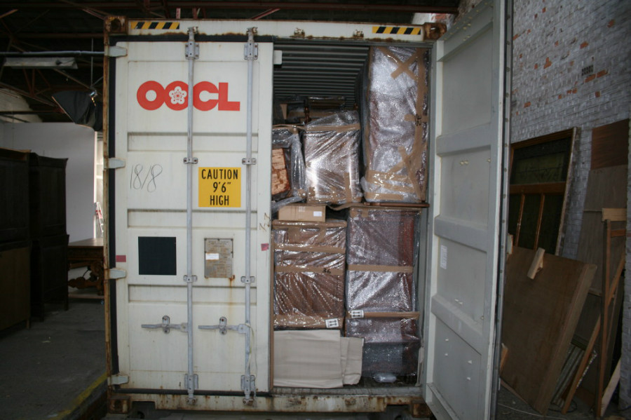Packing of container
