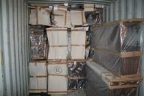 Packing of container