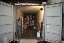 Packing of container