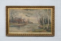 Painting Belgium Canvas 1920