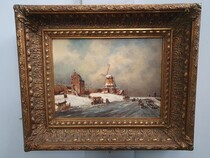 Painting  (Signed) Holland Canvas 1900