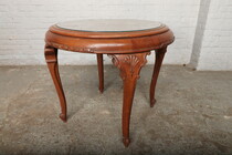 Coffee Table Queen Ann Belgium Walnut 1920