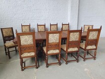 Renaissance 13pcs diningroomset