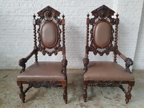 Renaissance Armchairs (pair)