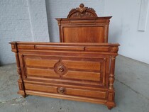 Bedroom set Renaissance Belgium Mahogany 1890