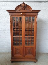Bookcase Renaissance Belgium Oak 1900