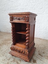 Cabinet (marble top) Renaissance France Oak 1890