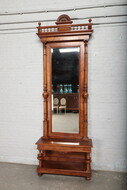 Console + Mirror Renaissance Germany Walnut 1900