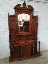 Halltree Renaissance Belgium Walnut 1900