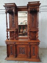 Cabinet (Monumental) Renaissance (Henry II) France Walnut 1890