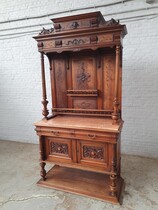 Server (marble top) Renaissance (Henry II) France Walnut 1890