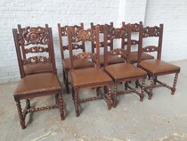 Renaissance Large Table + 8 chairs