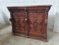 Cabinet (Buffet) Renaissance (Mechelen) Belgium Oak 1890
