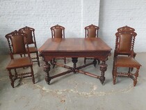 Renaissance (Mechelen) Dinningroomset 9 pcs