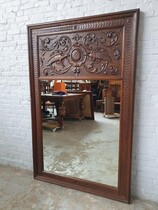 Mirror Renaissance Belgium Oak 1900