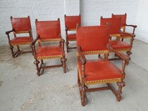 Renaissance Set of 6 Armchairs