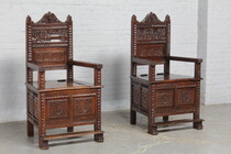 Renaissance Throne chairs (2)