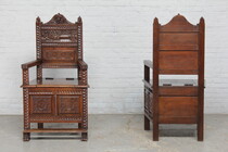 Renaissance Throne chairs (2)